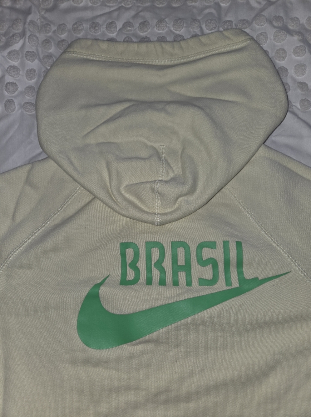 Nike Graphic Brasil Hoodie - Yellow & Green, YXL,